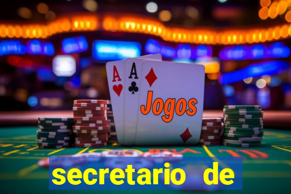 secretario de esporte salario